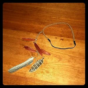 Headband with Feathers